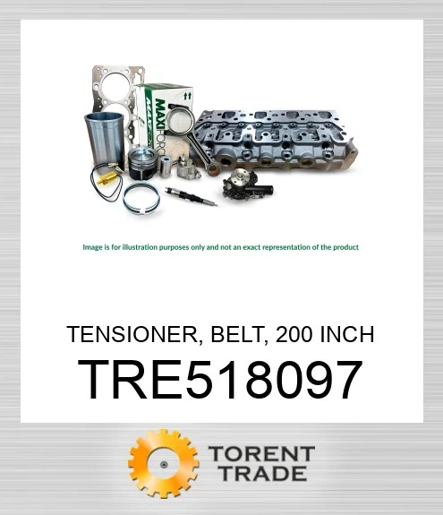 TRE518097 Натягувач, ремінь, серія 1100D/1200 MAXIFORCE