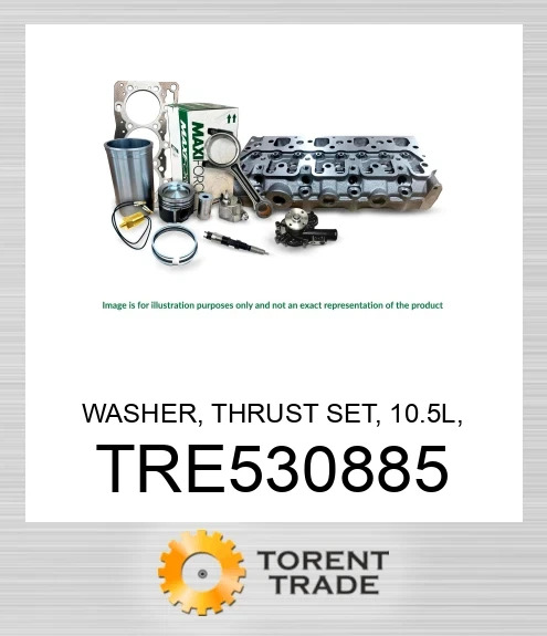 TRE530885 Комплект упорних шайб, 10.5L, 12.5L, 13.5L MAXIFORCE