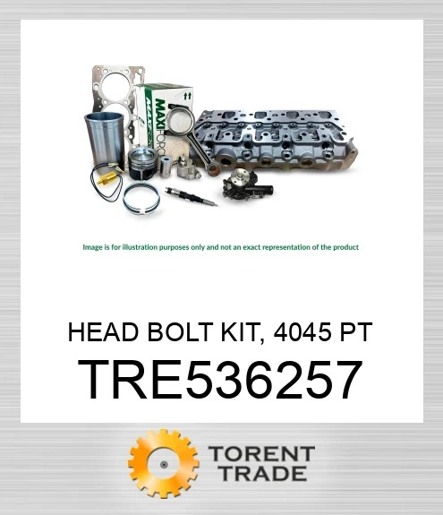 TRE536257 Комплект болтів головки, 4045 PT MAXIFORCE