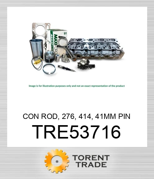 TRE53716 Шатун, 276, 414, палець 41 мм MAXIFORCE