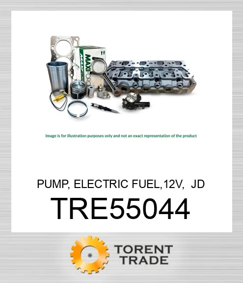 TRE55044 Насос, електричний паливний, 12В, JD 7600-7800 MAXIFORCE