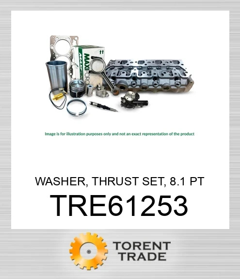 TRE61253 Комплект упорних шайб, 8.1 PT MAXIFORCE