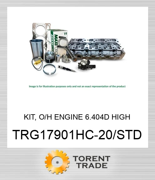 TRG17901HC-20/STD Комплект, капітальний ремонт двигуна, 6.404D висока компресія 0.020/стандартний MAXIFORCE
