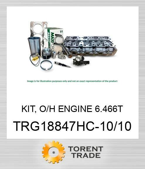 TRG18847HC-10/10 Комплект, капітальний ремонт двигуна, 6.466T MAXIFORCE