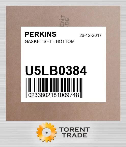 U5LB0384 Комплект нижніх прокладок PERKINS NEW AFTERMARKET