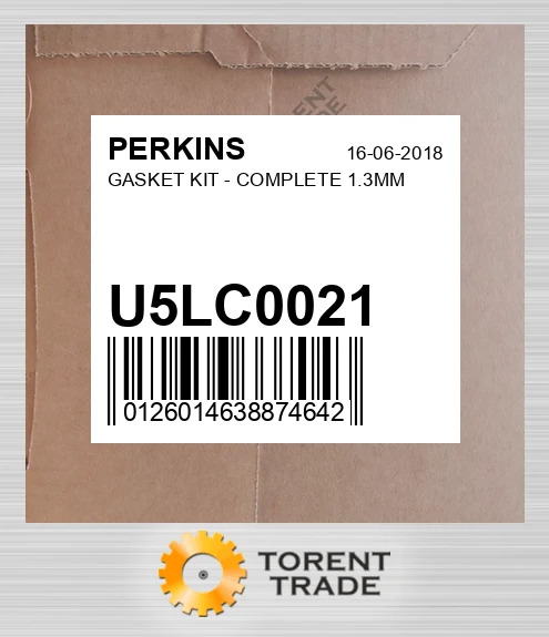 U5LC0021 Комплект прокладок - COMPLETE 1.3MM PERKINS NEW AFTERMARKET