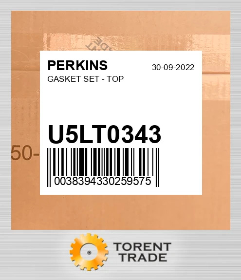 U5LT0343 Комплект верхніх прокладок PERKINS NEW AFTERMARKET