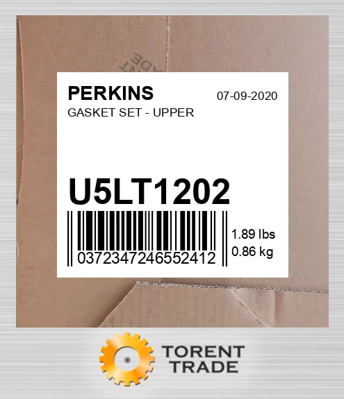 u5lt1202 Комплект верхніх прокладок PERKINS NEW AFTERMARKET
