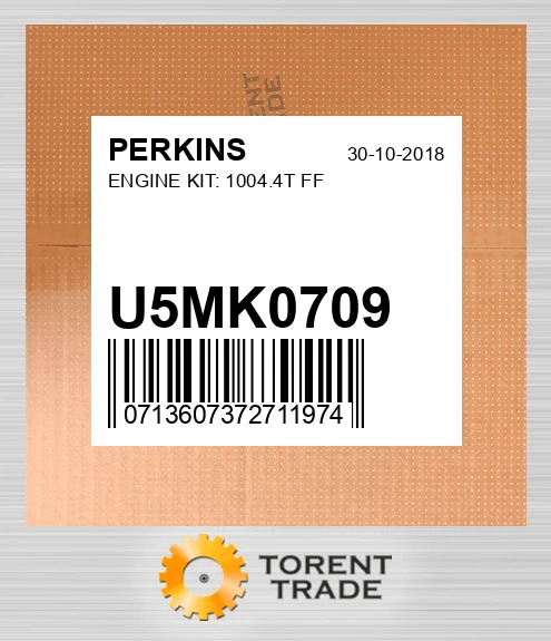 U5MK0709 Капітальний ремонтний комплект PERKINS NEW AFTERMARKET