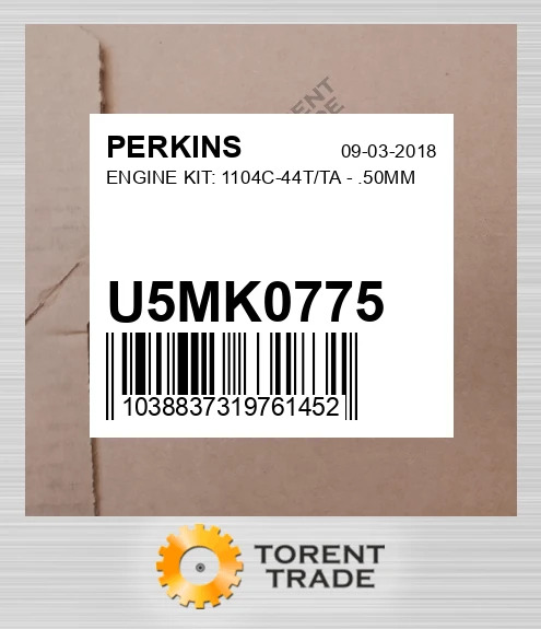 U5MK0775 Капітальний ремонтний комплект PERKINS NEW AFTERMARKET