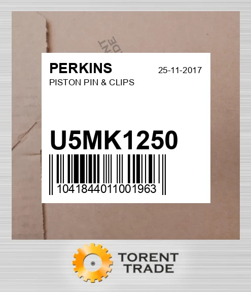 U5MK1250 Поршень комплект PERKINS NEW AFTERMARKET