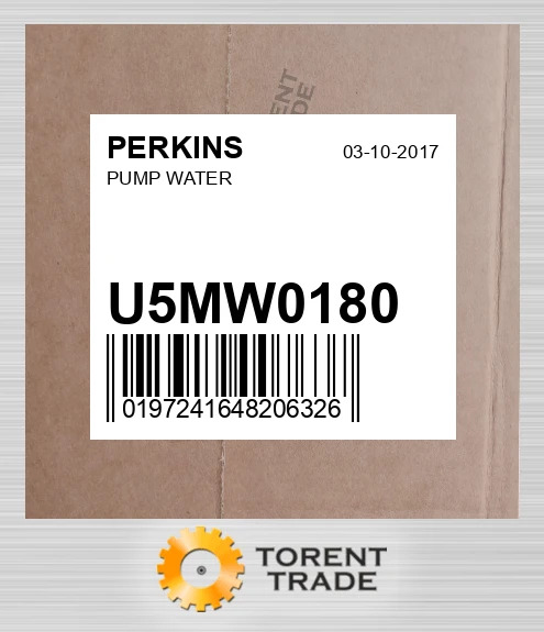 U5MW0180 Насос, WATER PERKINS NEW AFTERMARKET