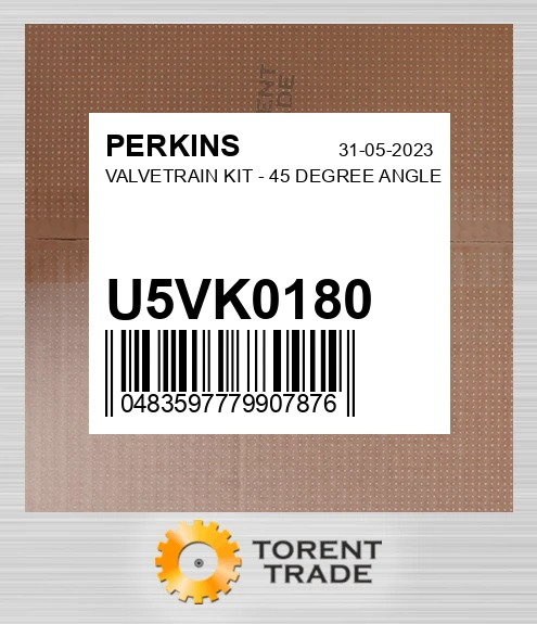 U5VK0180 комплект - VALVETRAIN PERKINS NEW AFTERMARKET