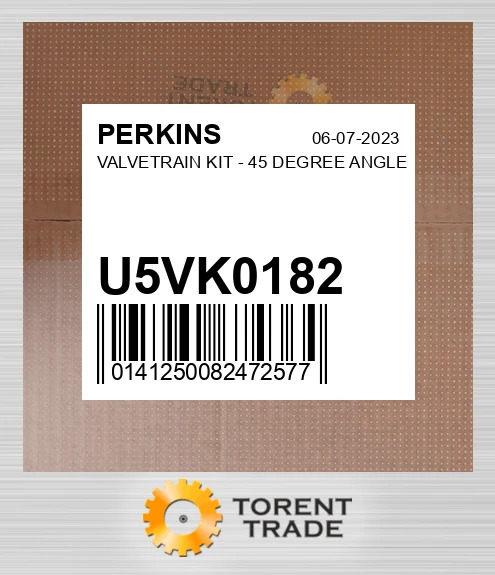 U5VK0182 Комплект газорозподільного механізму PERKINS NEW AFTERMARKET