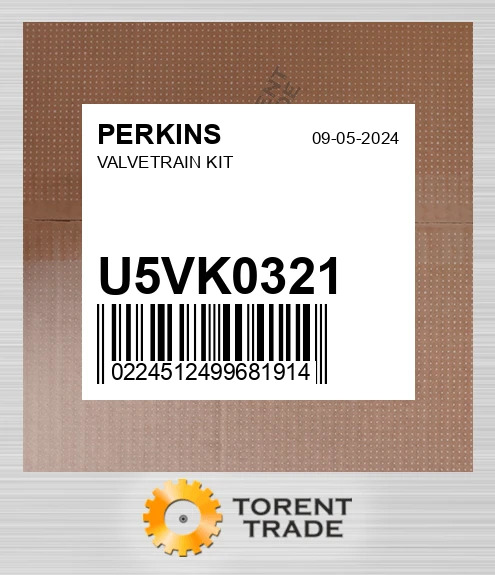 U5VK0321 Комплект клапанного механізму PERKINS NEW AFTERMARKET