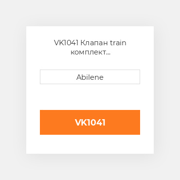 VK1041 Клапан train комплект INTERNATIONAL TRUCK NEW AFTERMARKET