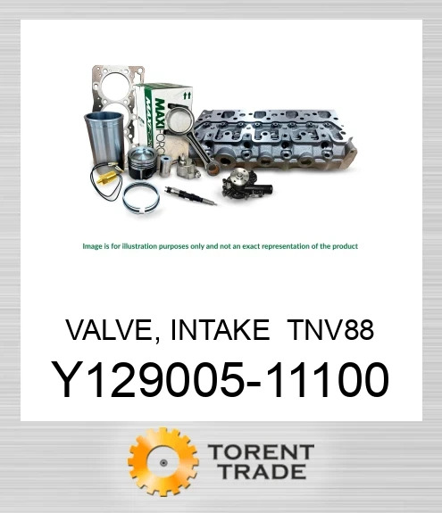 Y129005-11100 Клапан, впускний, TNV88 MAXIFORCE