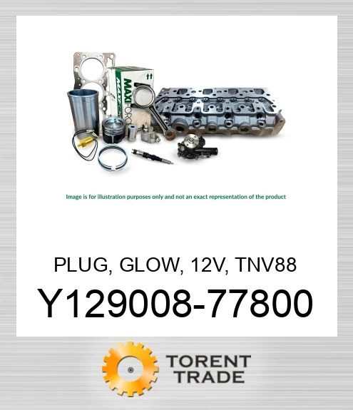 Y129008-77800 Свічка накалу, 12В, TNV88 MAXIFORCE
