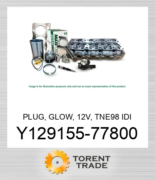 Y129155-77800 Свічка накалу, 12В, TNE98 IDI MAXIFORCE