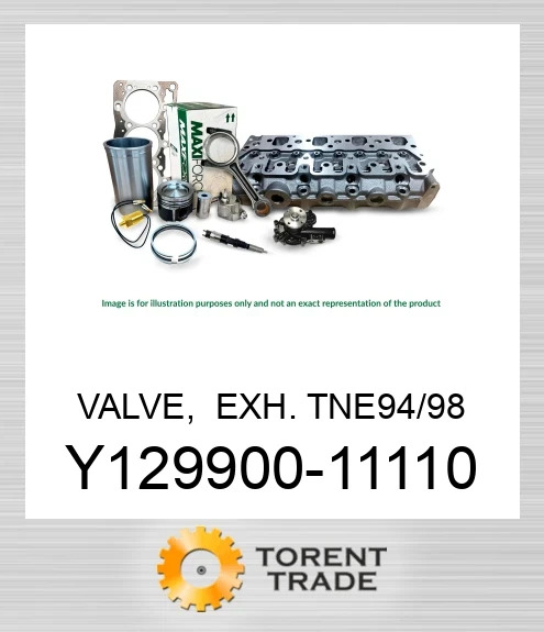 Y129900-11110 Клапан, випускний, TNE94/98 MAXIFORCE