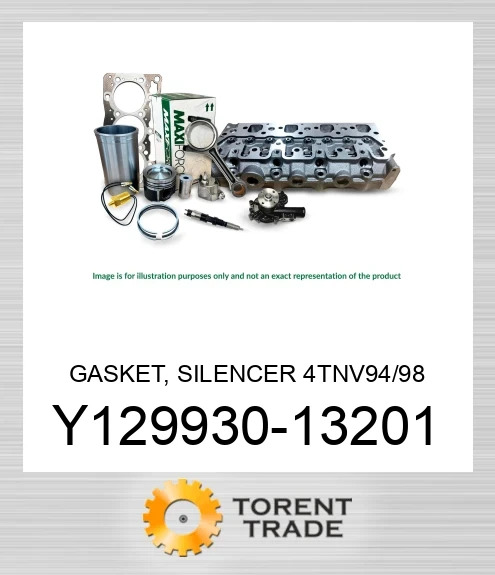 Y129930-13201 Прокладка, глушник 4TNV94/98 MAXIFORCE