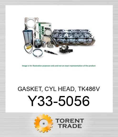 Y33-5056 Прокладка, головка блоку циліндрів, TK486V після 2005MAXIFORCE