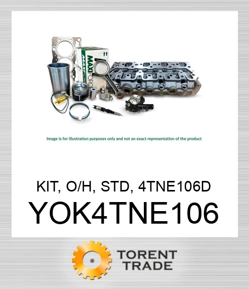 YOK4TNE106 Комплект, капітальний ремонт, стандартний, 4TNE106D MAXIFORCE