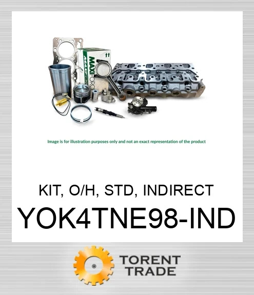 YOK4TNE98-IND Комплект, капітальний ремонт, стандартний, непряме впорскування, 4TNE98 MAXIFORCE