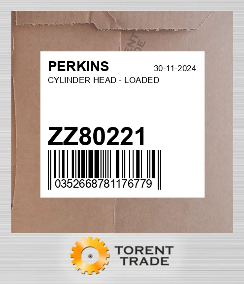 ZZ80221 Головка блока циліндрів - LOADED PERKINS NEW AFTERMARKET