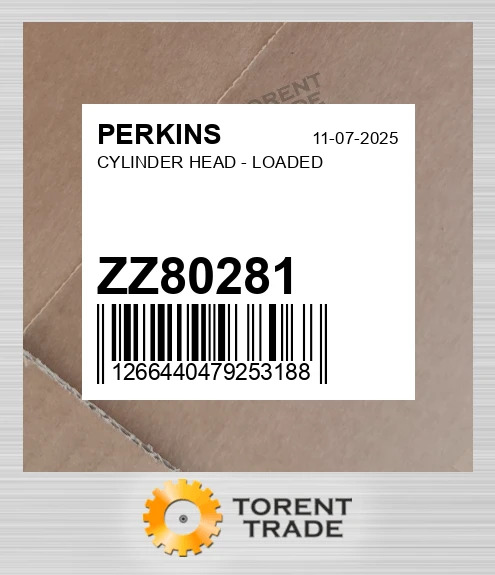ZZ80281 Головка блока циліндрів - LOADED PERKINS NEW AFTERMARKET